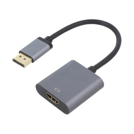 Adaptor DisplayPort la HDMI Gri 0.15m | Electronic-mag.ro | Componente Electronice