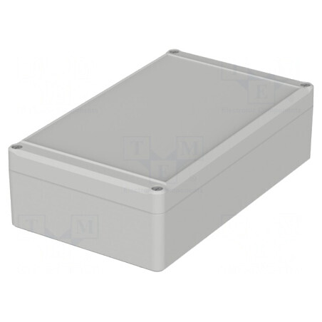 Carcasă Universală Gri 120x200x57mm EUROMAS II | Electronic-mag.ro | Componente Electronice