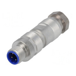 Mufă M12 PIN 4 Ethernet pe cablu IDC drept 6-8mm | Electronic-mag.ro | Componente Electronice