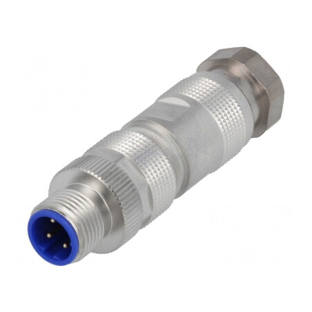 Mufă M12 PIN 4 Ethernet pe cablu IDC drept 6-8mm | Electronic-mag.ro | Componente Electronice
