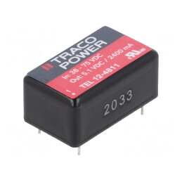 Convertor DC/DC 12W 36-75V la 5.1V 2400mA TEL 12-4811 | Electronic-mag.ro | Componente Electronice