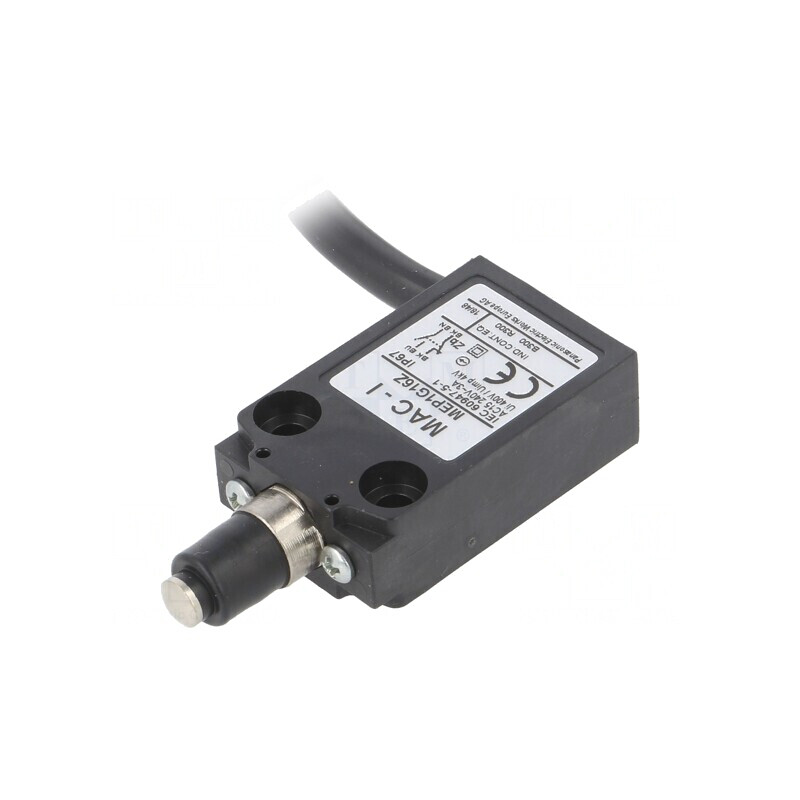 Limitator cursă bolţ Ø7mm cu capac de praf 5A IP67 | Electronic-mag.ro | Componente Electronice