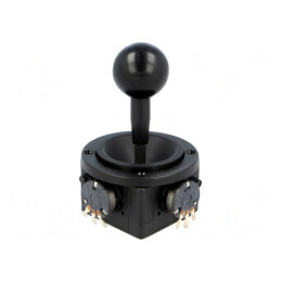 Joystick | 0÷5kΩ±5%,biaxial | Poz.i stab: 1 | 5kΩ | -10÷80°C | ±5% | OM201A-M2