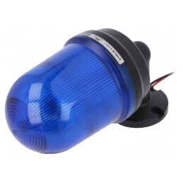 Semnalizator Lumină Flash Continuă Albastră 12/24V | Electronic-mag.ro | Componente Electronice