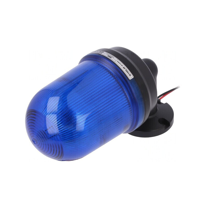 Semnalizator Lumină Flash Continuă Albastră 12/24V | Electronic-mag.ro | Componente Electronice