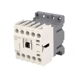 Contactor 3P 12A 230VAC 1NC | Electronic-mag.ro | Componente Electronice
