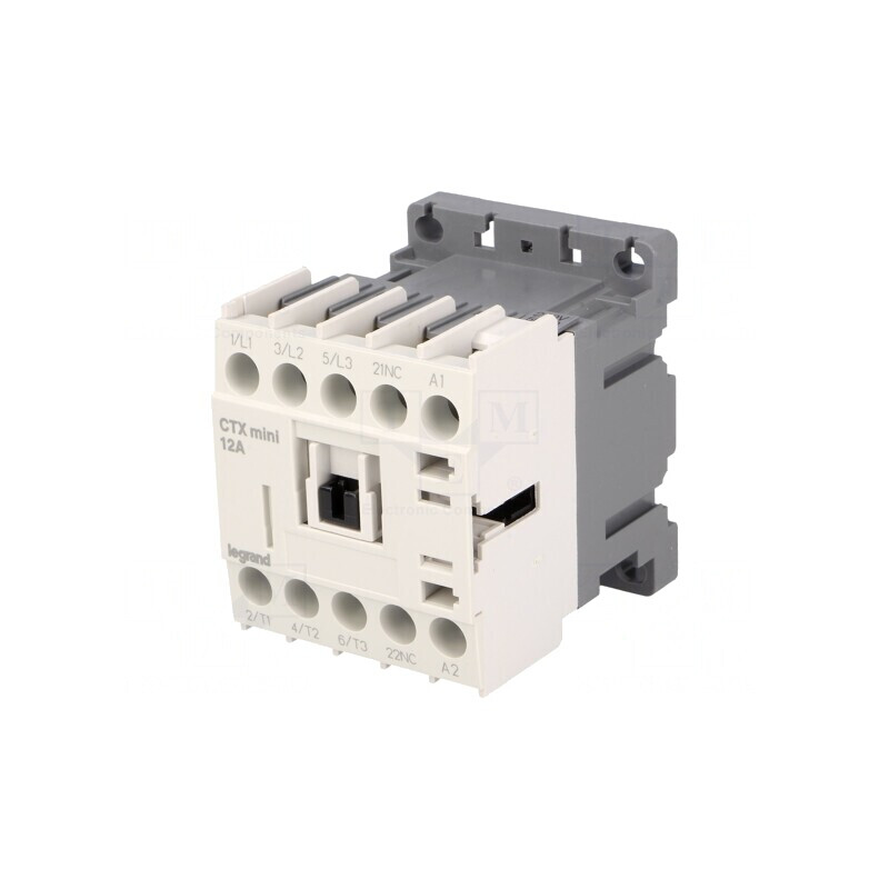 Contactor 3P 12A 230VAC 1NC | Electronic-mag.ro | Componente Electronice