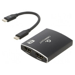 Adaptor HDMI 1.4 USB 3.1 0.15m Negru Cablexpert | Electronic-mag.ro | Componente Electronice