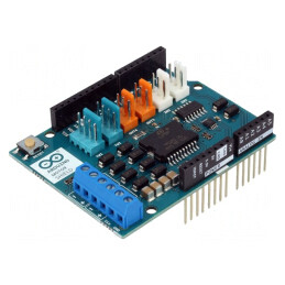 Arduino Motor Shield Rev3 - Modul Extensie Driver Motor L298P | Electronic-mag.ro | Componente Electronice