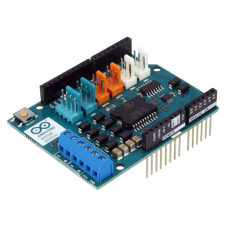 Arduino Motor Shield Rev3 - Modul Extensie Driver Motor L298P | Electronic-mag.ro | Componente Electronice
