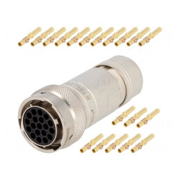 Conector Circular Crimpat pe Cablu 19 PIN RT360 Mufă Mamă | Electronic-mag.ro | Componente Electronice