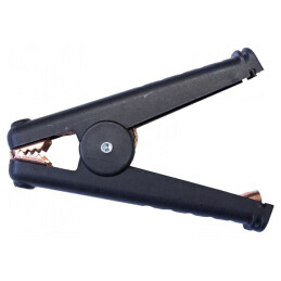Bornă crocodil 300A neagră 41mm | Electronic-mag.ro | Componente Electronice