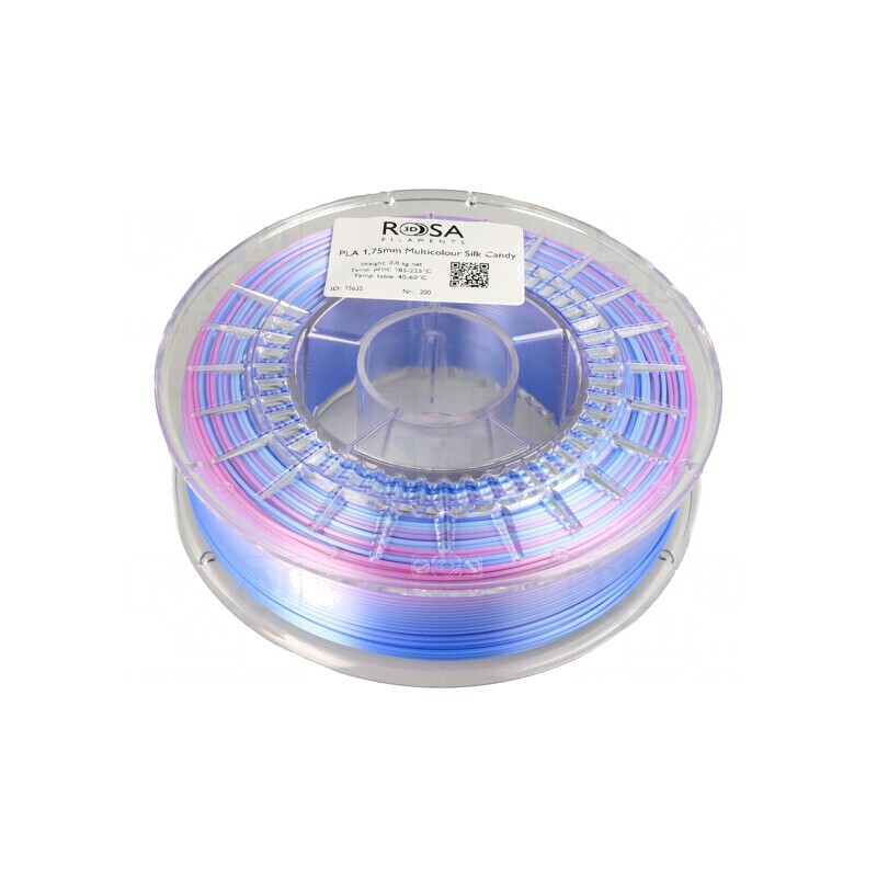PLA Multicolour Filament 1.75mm Candy 800g | Electronic-mag.ro | Componente Electronice