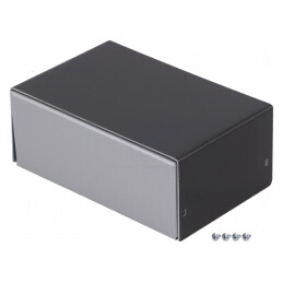 Carcasă Aluminiu Argintie 100x153x63mm | Electronic-mag.ro | Componente Electronice