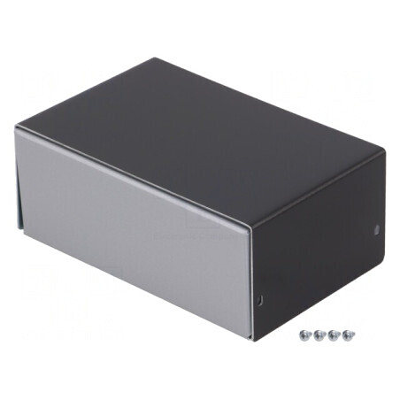Carcasă Aluminiu Argintie 100x153x63mm | Electronic-mag.ro | Componente Electronice