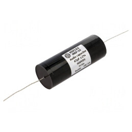 Condensator cu Polipropilenă 47uF 600VDC 2% 42.5x112mm | Electronic-mag.ro | Componente Electronice
