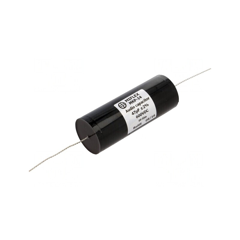 Condensator cu Polipropilenă 47uF 600VDC 2% 42.5x112mm | Electronic-mag.ro | Componente Electronice