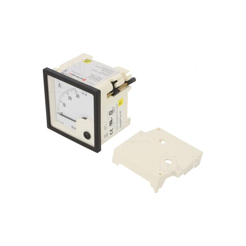 Ampermetru pe panou AC 0-30A 60A True RMS Clasa 1.5 | Electronic-mag.ro | Componente Electronice Ampermetru pe panou AC 0-30A 60A True RMS Clasa 1.5 | Electronic-mag.ro | Componente Electronice
