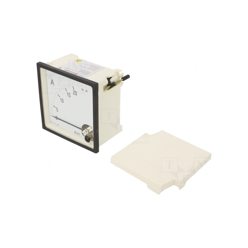 Ampermetru de Panou AC 0-20A/40A True RMS Clasa 1.5 | Electronic-mag.ro | Componente Electronice