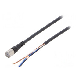 Cablu de Conectare M8 4 PIN 2m PVC IP67 | Electronic-mag.ro | Componente Electronice