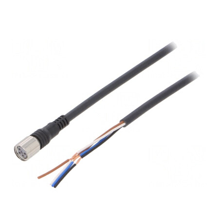 Cablu de Conectare M8 4 PIN 2m PVC IP67 | Electronic-mag.ro | Componente Electronice