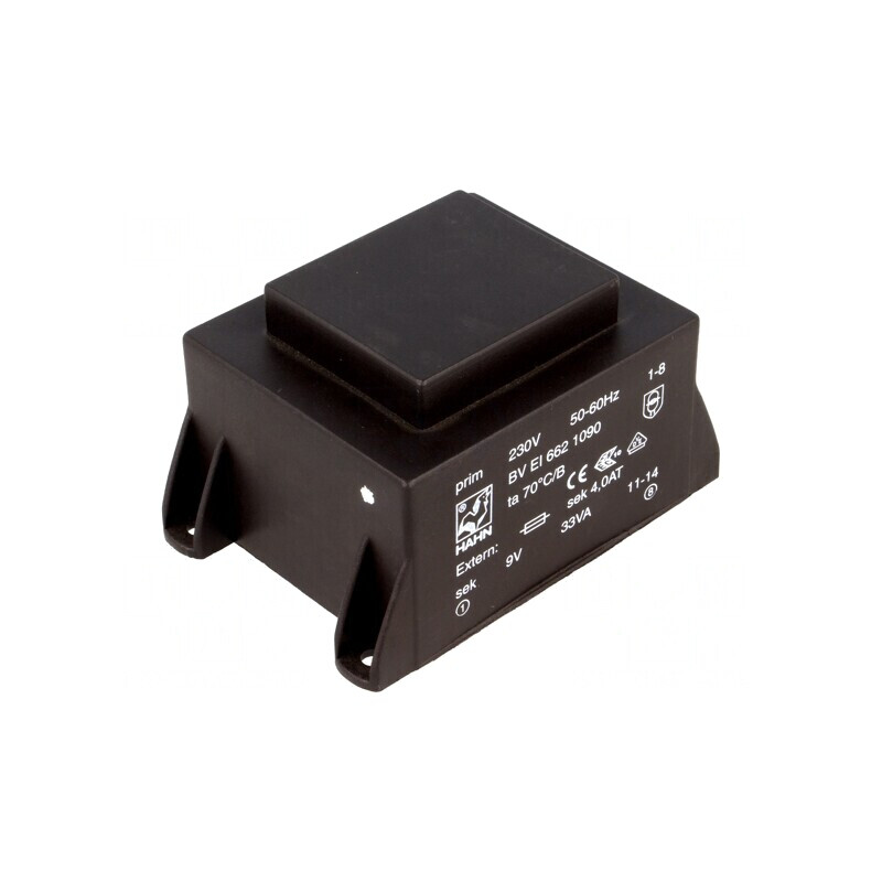 Transformator încapsulat 33VA 230VAC 9V 3.67A PCB BVEI | Electronic-mag.ro | Componente Electronice Transformator încapsulat 33VA 230VAC 9V 3.67A PCB BVEI | Electronic-mag.ro | Componente Electronice