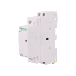 Contactor 1P 25A 220-240VAC NO IP20 500V A9C20631