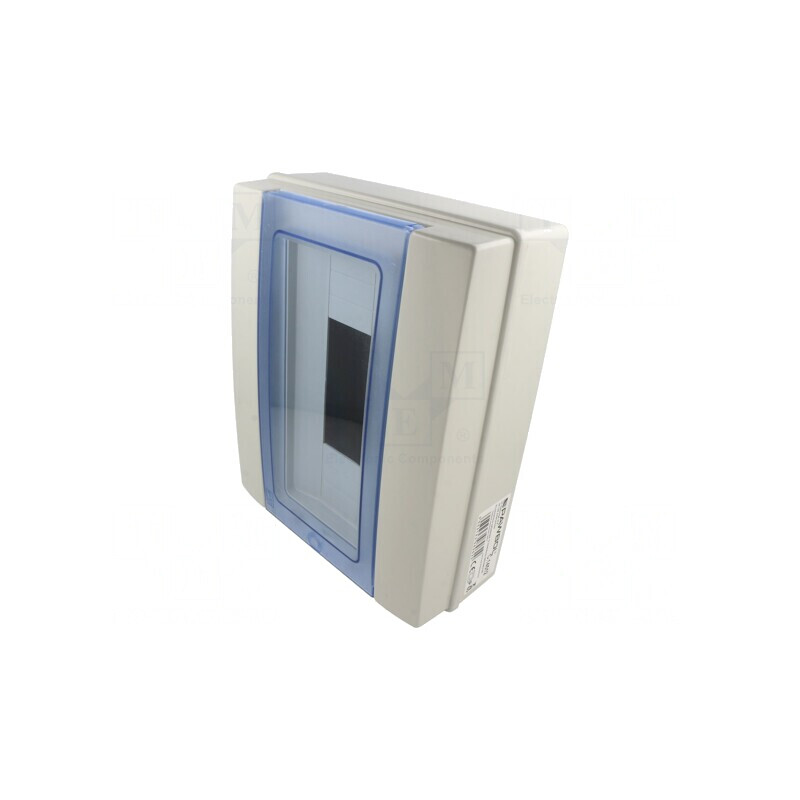 Carcasă aparatură modulară IP65 gri deschis 12 module | Electronic-mag.ro | Componente Electronice
