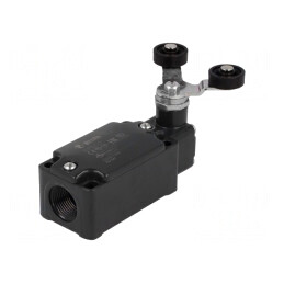 Limitator Cursă Manetă, 40mm, Rola Plastic 20mm, Dublă | Electronic-mag.ro | Componente Electronice