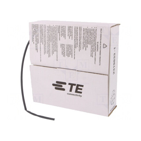Manşon termocontractabil 3,2mm negru 10m | Electronic-mag.ro | Componente Electronice