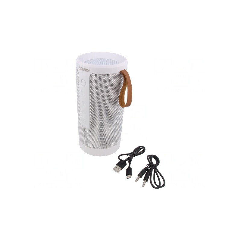 Difuzor Bluetooth Alb 5.1 cu Jack 3.5mm, microSD, USB C | Electronic-mag.ro | Componente Electronice