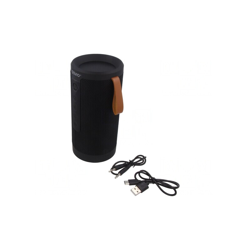 Difuzor Bluetooth 5.1 USB-C MicroSD Negru | Electronic-mag.ro | Componente Electronice