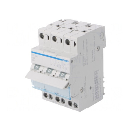 Întrerupător cu Manetă 3 Poli 230VAC 40A IP20 | Electronic-mag.ro | Componente Electronice