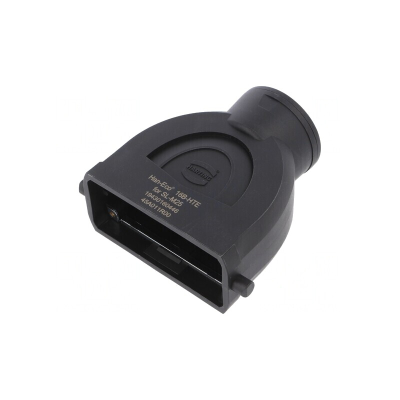 Carcasă pentru conectori HDC Han-Eco B 16B drept | Electronic-mag.ro | Componente Electronice