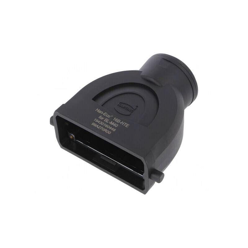 Carcasă pentru conectori HDC Han-Eco B 16B drept | Electronic-mag.ro | Componente Electronice