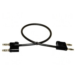 Cablu de măsurare mufă banană dublă 4mm | Electronic-mag.ro | Componente Electronice