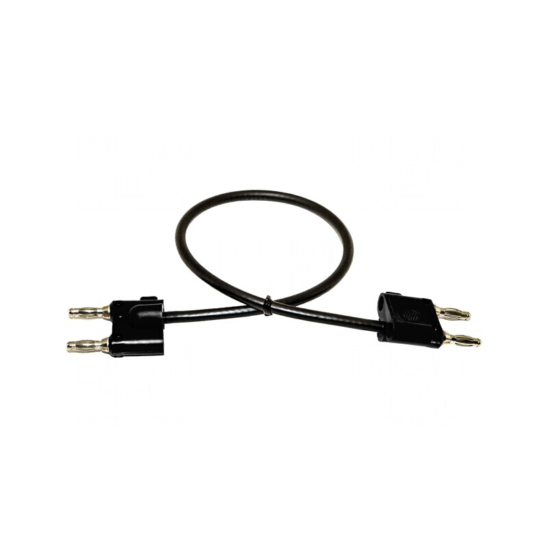 Cablu de măsurare mufă banană dublă 4mm | Electronic-mag.ro | Componente Electronice