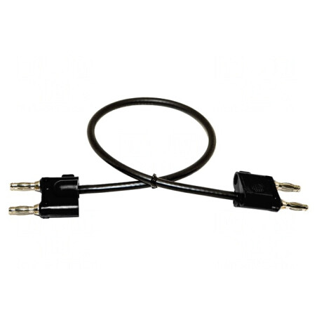 Cablu de măsurare mufă banană dublă 4mm | Electronic-mag.ro | Componente Electronice