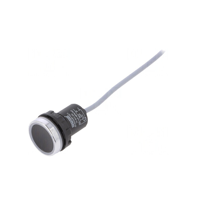 Comutator Capacitiv Negru-Argintiu 10-30VDC NPN NO | Electronic-mag.ro | Componente Electronice