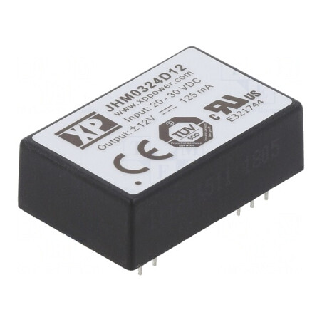 Convertor DC/DC 3W 20-30V la 12V/-12V THT | Electronic-mag.ro | Componente Electronice