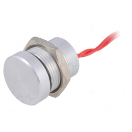 Comutator piezoelectric SPST-NO 0,2A 24V IP68 16mm | Electronic-mag.ro | Componente Electronice