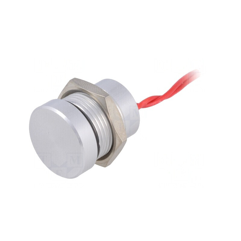 Comutator piezoelectric SPST-NO 0,2A 24V IP68 16mm | Electronic-mag.ro | Componente Electronice