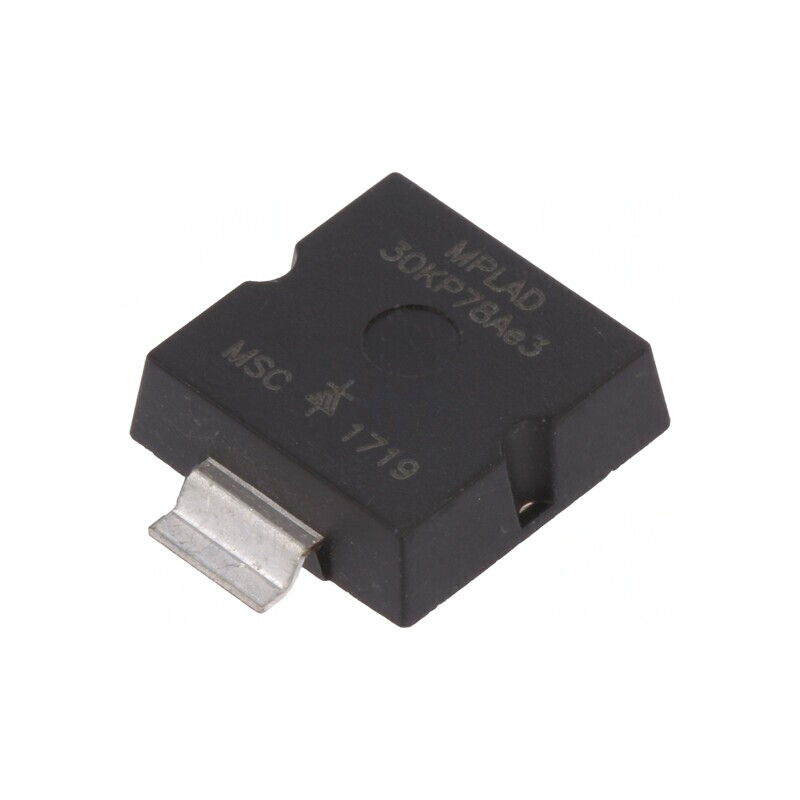 Diodă TVS 30kW 240A Unidirecţională 86,7-95,8V PLAD MPLAD30KP78AE3 | Electronic-mag.ro | Componente Electronice