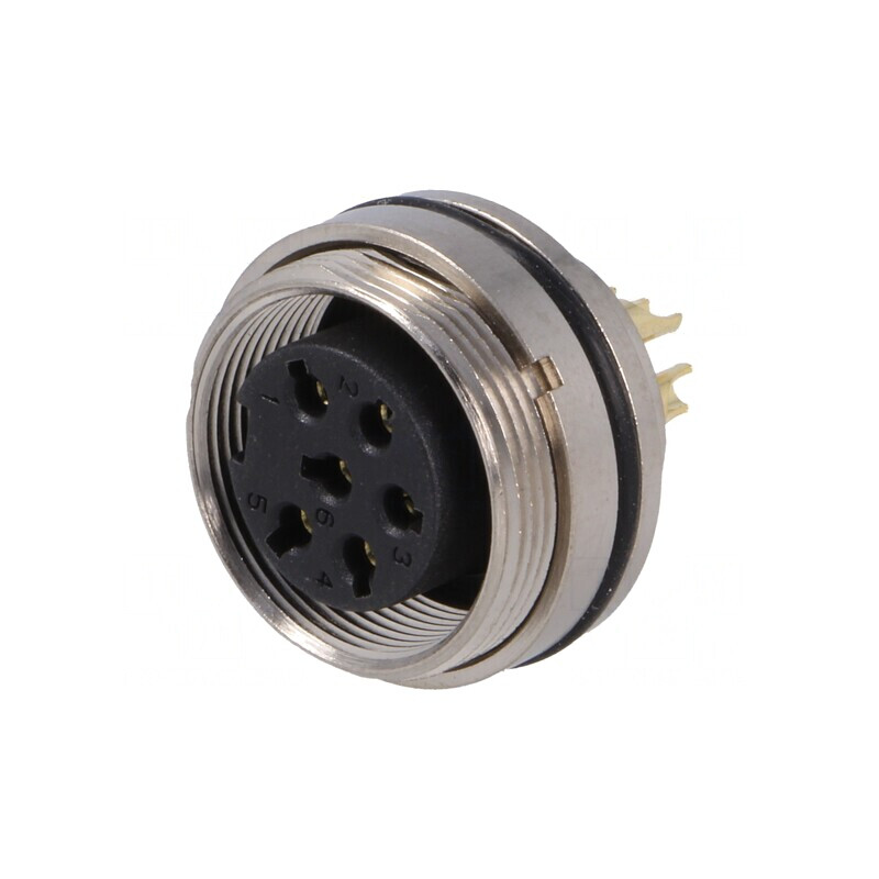 Conector Mamă M16 6 PIN 5A 125V IP67 | Electronic-mag.ro | Componente Electronice Conector Mamă M16 6 PIN 5A 125V IP67 | Electronic-mag.ro | Componente Electronice