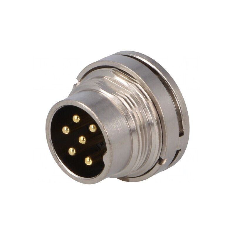 Conector M16 Soclu Tată 6-PIN 5A 125V Drept IP67 | Electronic-mag.ro | Componente Electronice Conector M16 Soclu Tată 6-PIN 5A 125V Drept IP67 | Electronic-mag.ro | Componente Electronice