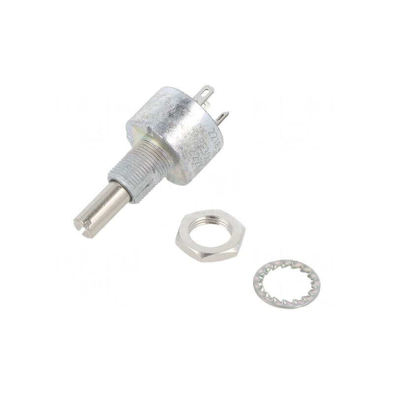Potențiometru axial 2,2kΩ 3W linear 6mm | Electronic-mag.ro | Componente Electronice