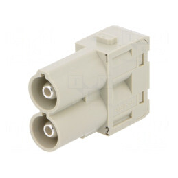 Conector HDC Han-Modular 2 PIN 70A 1000V 6-16mm2 | Electronic-mag.ro | Componente Electronice
