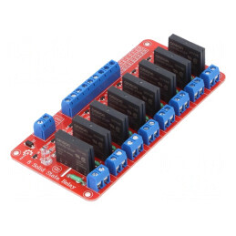 Modul Releu Semiconductor 8 Canale 5VDC 240VAC 2A | Electronic-mag.ro | Componente Electronice
