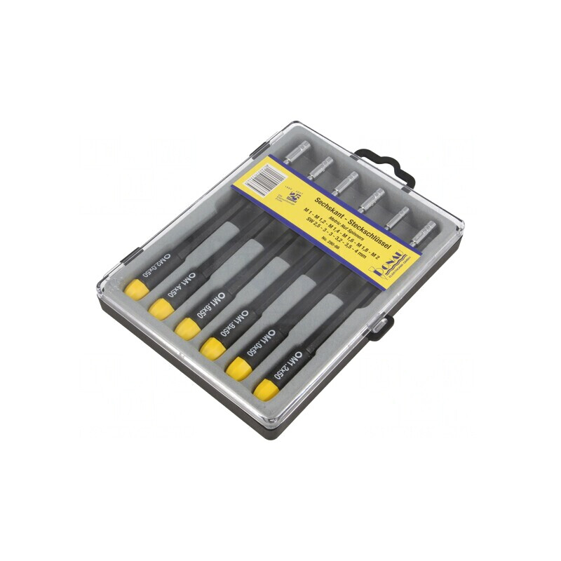 Set Șurubelnițe Cap Hexagonal 6 Bucăți | Electronic-mag.ro | Componente Electronice