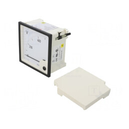 Voltmetru pe Panou VAC 0-500V True RMS | Electronic-mag.ro | Componente Electronice